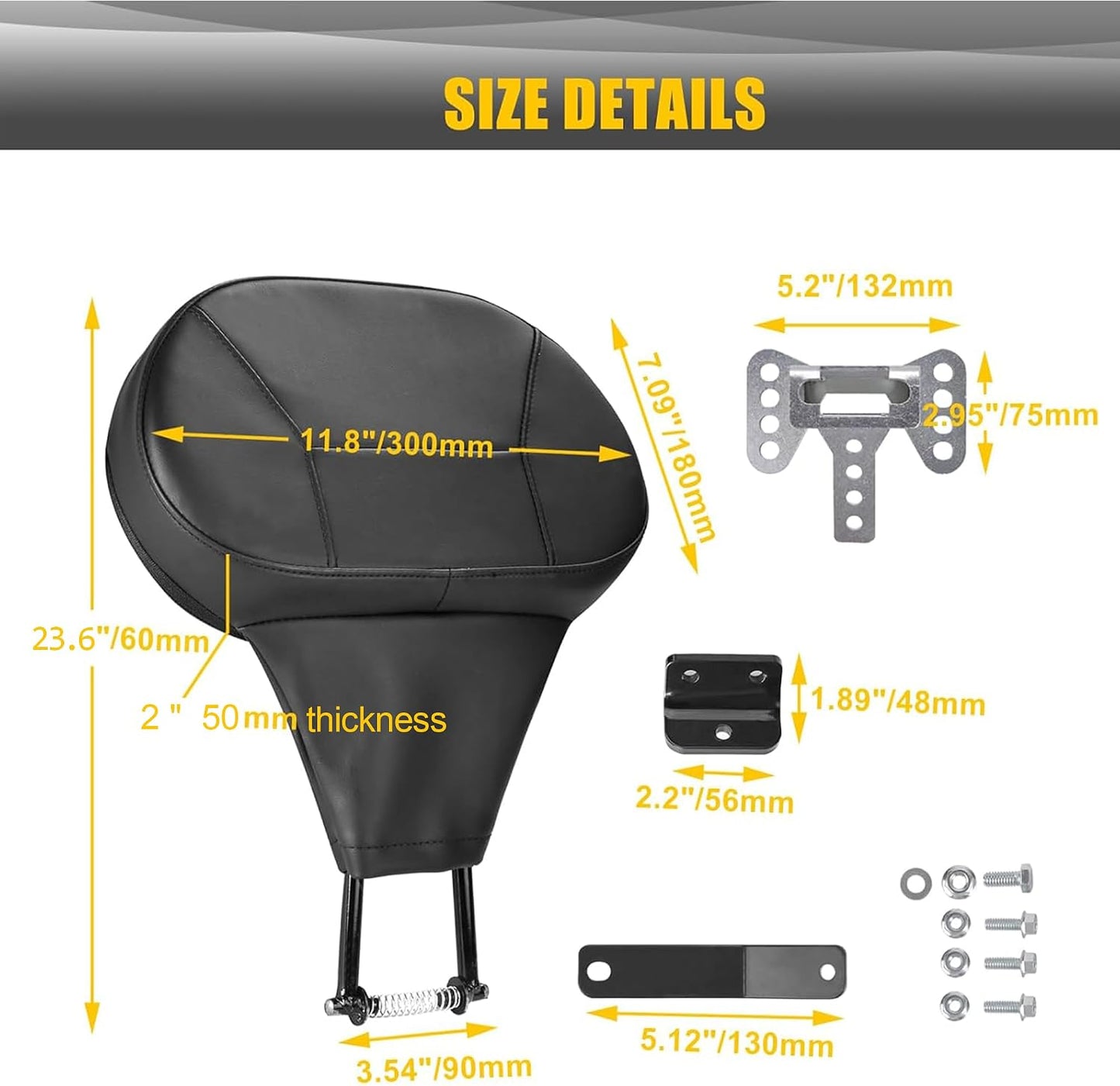 Respaldos ajustables para Harley Touring Street Glide