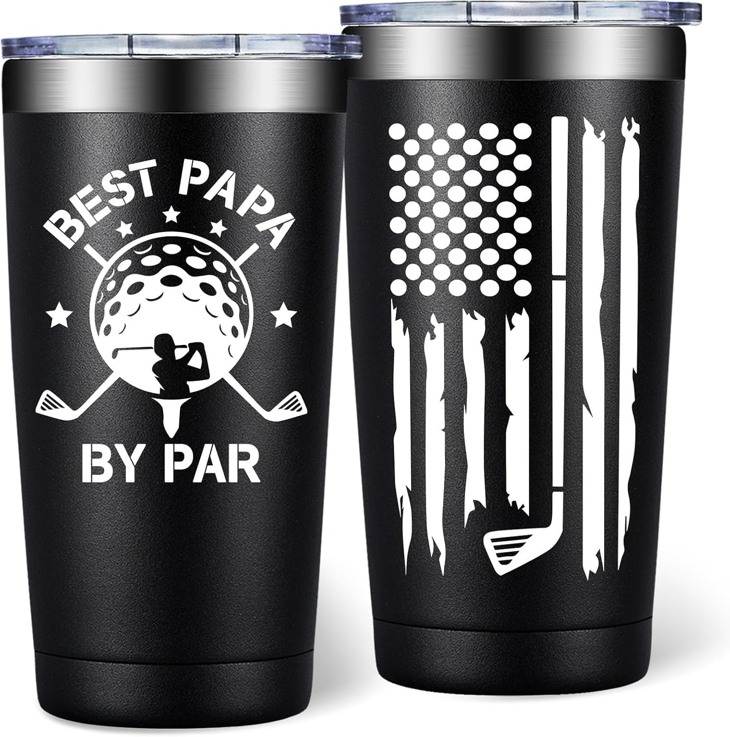Vaso 20oz regalo golf para papá cumpleaños navidad