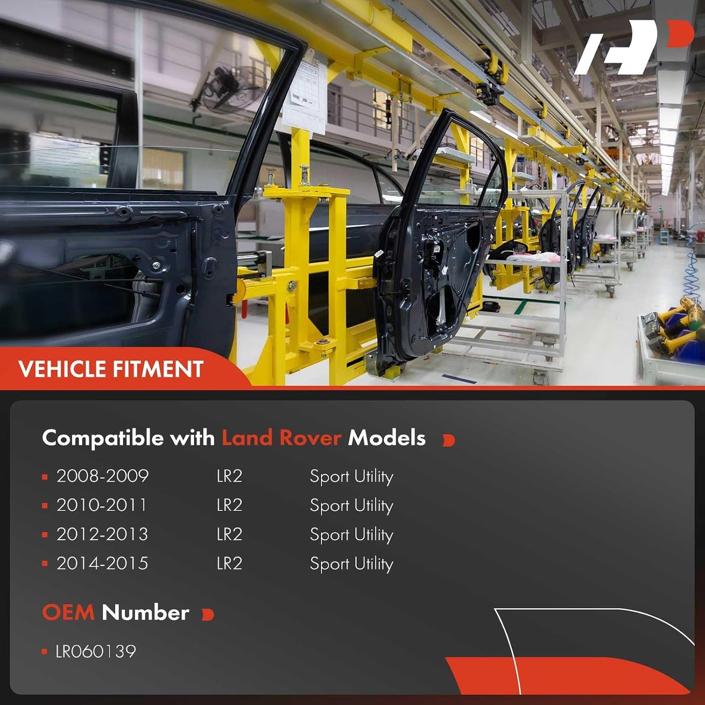 Elevalunas eléctrico motor comp LR2 2008-2015