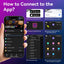 Letrero LED para auto parabrisas con control app