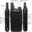 Walkie Talkies 2 vías recargable USB para escuela