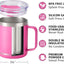Set 4 Tazas Café Viaje Térmica Acero Inox 14oz