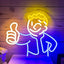 Letrero neón Vault Boy para dormitorio gamer