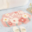 Alfombra baño microfibra antiderrap 18x27pulg rosa