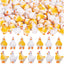 100 Mini Figuras Resina Pollos Animales Jardín Decoración