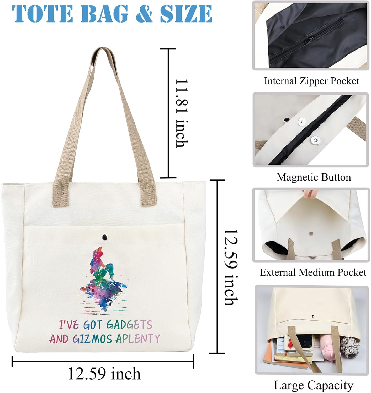 Bolsa de mano inspirada en cuentos de hadas