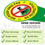 2 Carteles No Excremento Perro Aluminio 13.7x7.9"