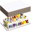 Tableros rectangulares para tartas 13.75 x 9.75 pulgadas color blanco cartón resistente