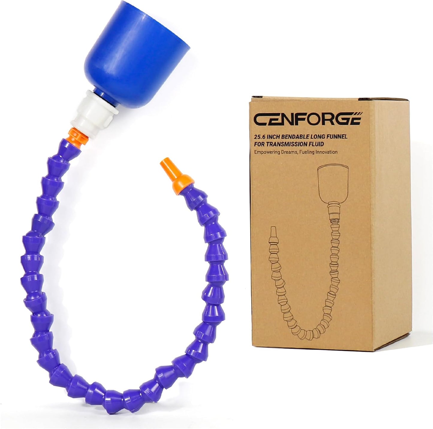 Embudo flexible largo 25.6" para transmisión automotriz