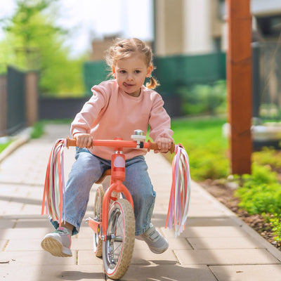 Serpentinas bicicleta niños con borlas manillar