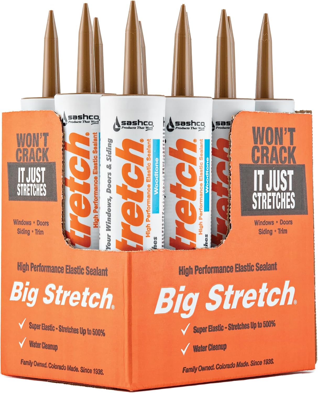 Sellador látex acrílico 10.5oz tono madera pack 12