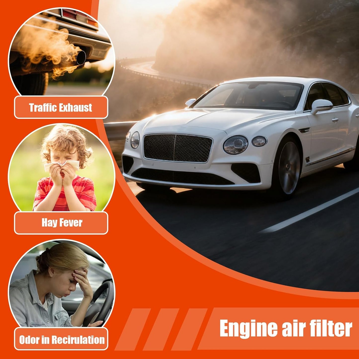 Filtro aire motor y cabina Nissan Rogue 1.5L 5L