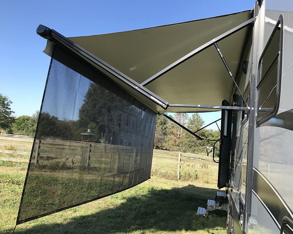 Toldo autocaravana 8x10ft x3pulg malla UV camping