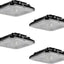 4 Luces LED Toldo 100W 14000lm IP65 Exteriores Garaje Tienda