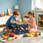 Cesta rectangular para niños azul 36L