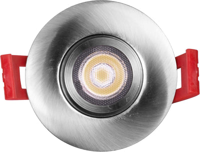 Iluminación LED cardán empotrado 2pulg níquel 2700K