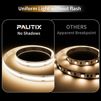 Tira LED COB IP65 10m flexible 24V