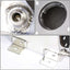 Tanque gas celda combustible aluminio 1gal 7x6.75x8"