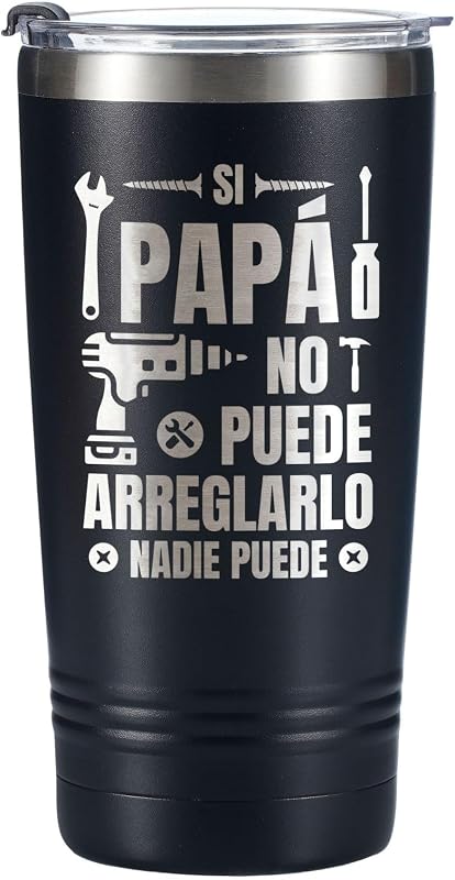 Vaso 20oz regalo divertido para papá en español