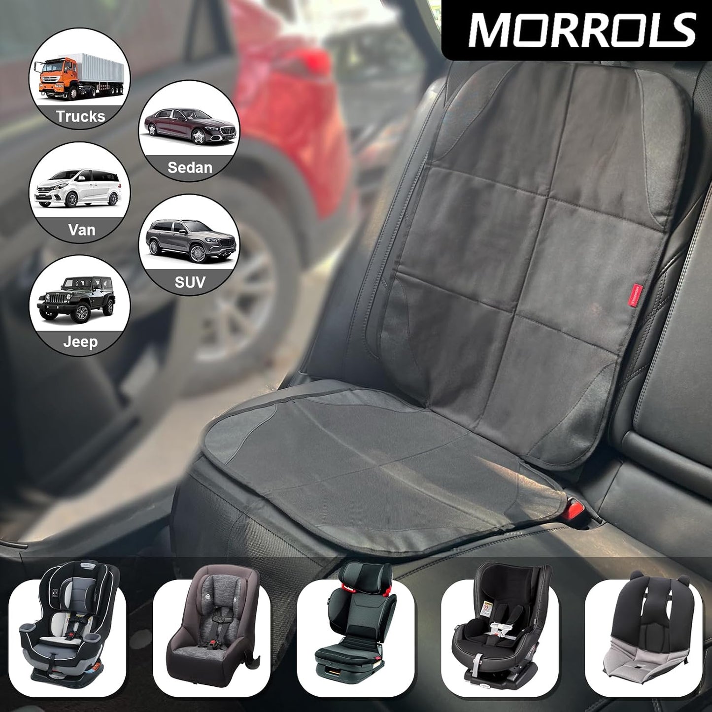 Protector asiento auto infantil tela impermeable