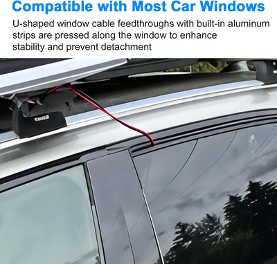 Cable protector Starlink para ventana auto negro