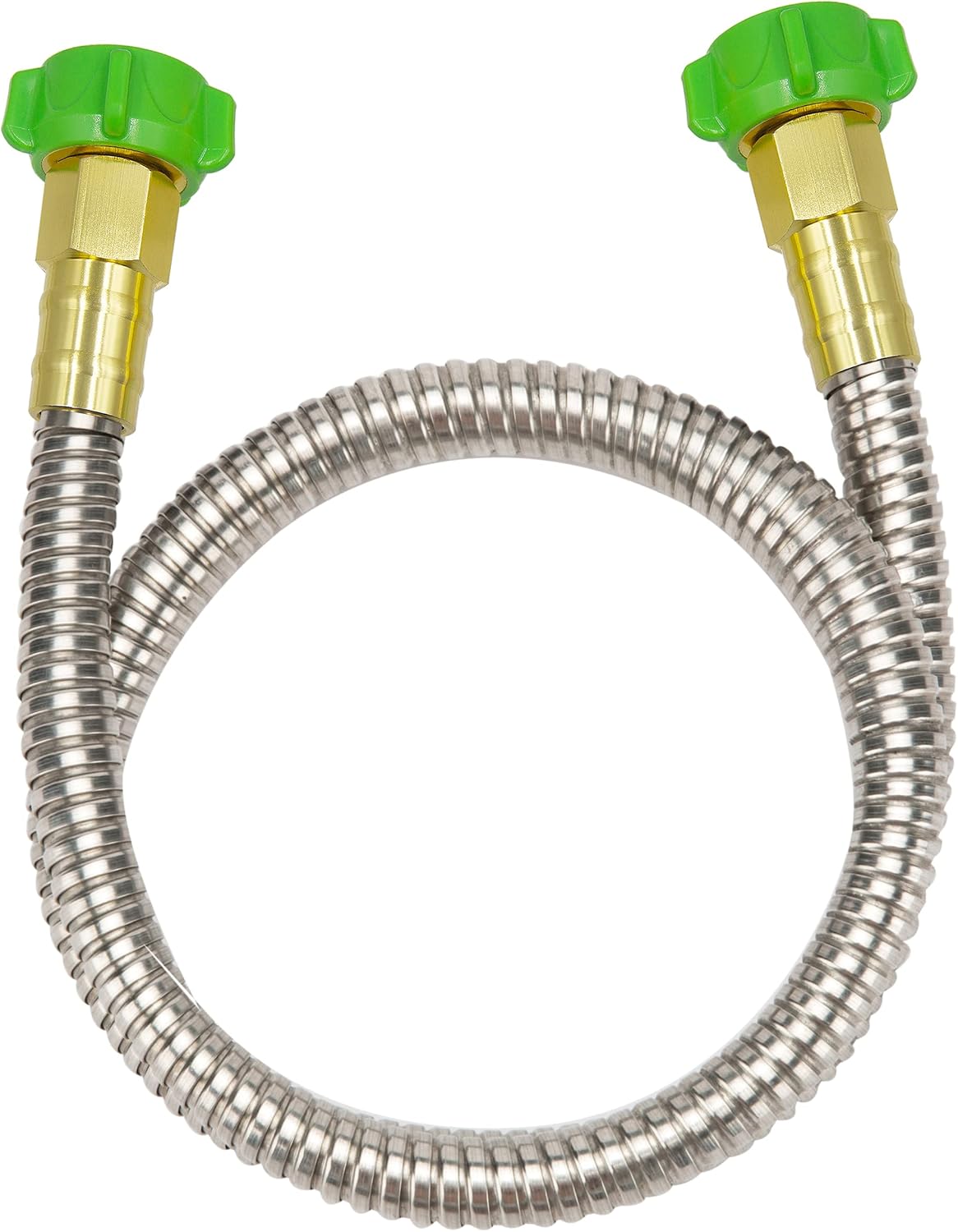 Manguera jardín acero inox 304 5ft conector metal hembra