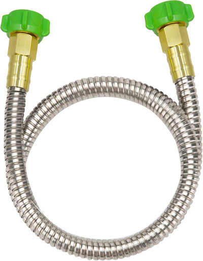 Manguera jardín acero inox 304 5ft conector metal hembra