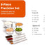 Kit medición acero inox 304 8 tazas y cucharas apilables