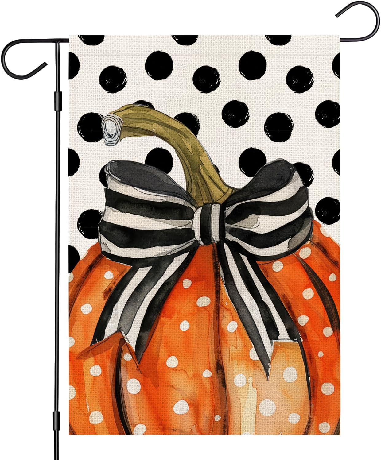 Bandera jardín calabaza otoño 12x18pulg doble cara decoración patio