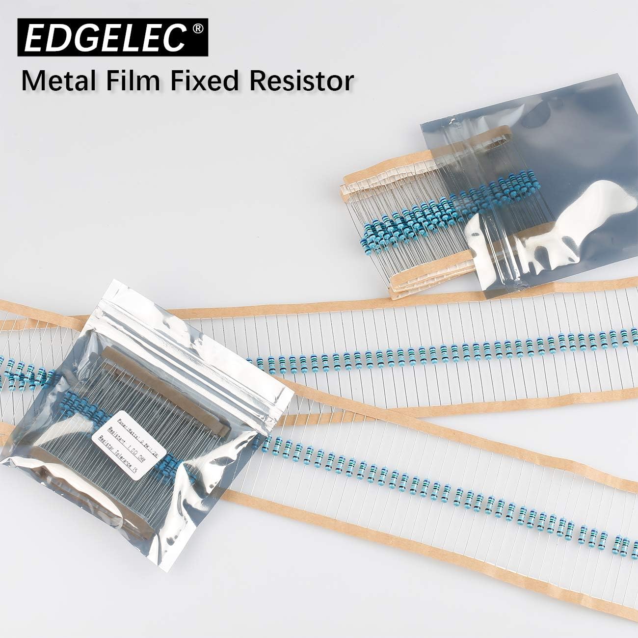 100pcs resistencia 120 ohmios 1/4w película metálica