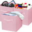 3 Cubos Almacenamiento Plegables Tela 10.5"