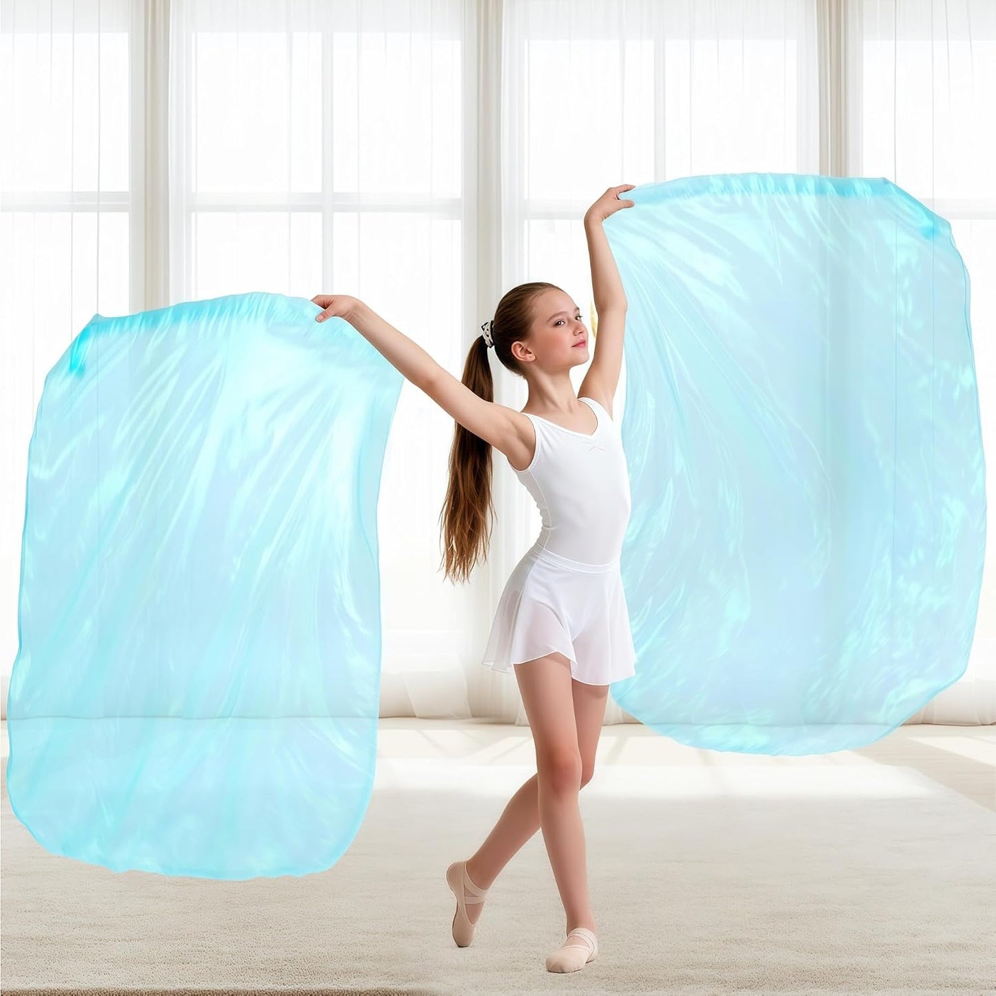 Banderas adoración 55" para adolescentes pack 2 azul
