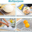 Escurridor platos enrollable blanco con silicona antiderrap
