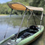Toldo Bimini para kayak bloquea UV calor y lluvia