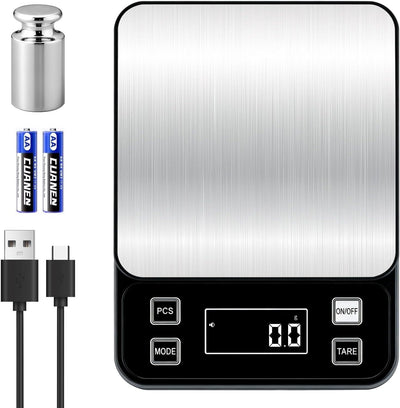 Báscula cocina impermeable IP67 acero inox 304 recargable