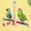 Perca loros soporte giratorio 360 cuerda sisal colorida