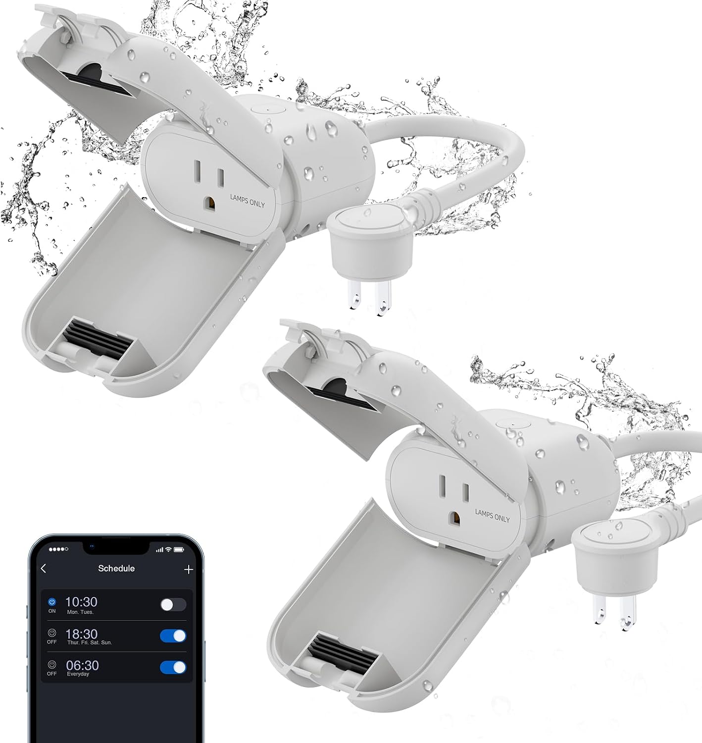 Enchufe wifi ip66 exterior con alexa y google