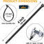 Bridas plástico negro 4pulg set 1000 lazos 18lb resistentes UV