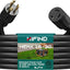 Cable extensión L6-30P a L6-30R 10 ft 30A SJTW RV