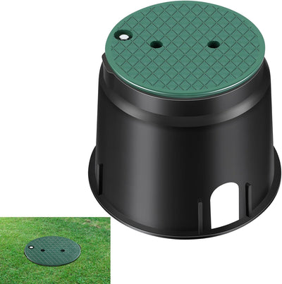 Caja empalme eléctrica 10pulg subterránea negro