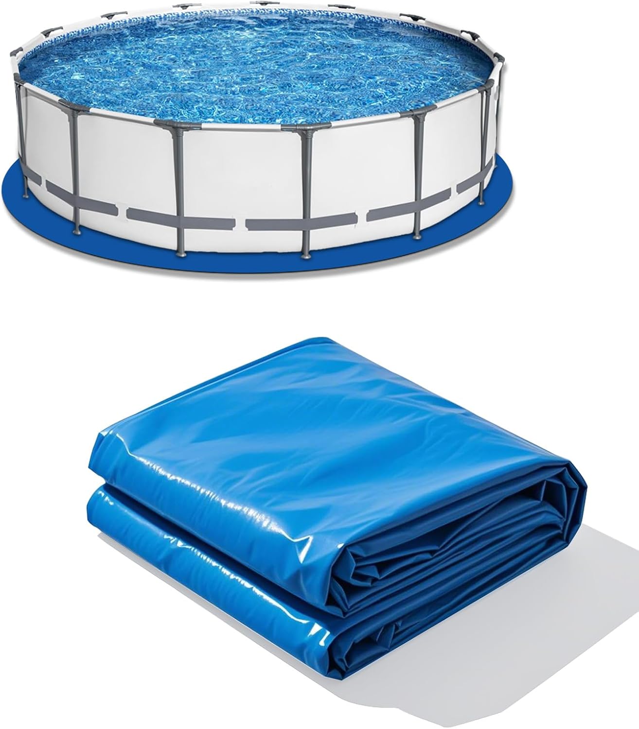 Almohadilla piscina redonda 21ft forro antifugas y pinchazos