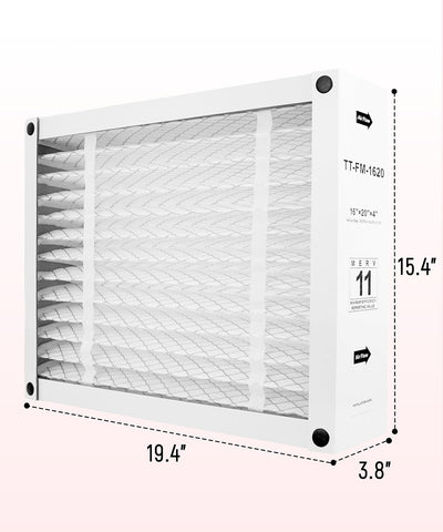 Filtro plegable horno CA 16x20x4pulg comp TopTech