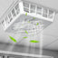 Ventilador techo empotrado 2x2 silencioso 15 velocidades