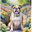 Bandera Bulldog Inglés para Porche Decoración