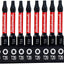 10 Pzas Brocas Torx T20 para Destornillador Impacto Acero S2