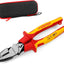 Alicates aislados 9" 1000V con cortador alambre