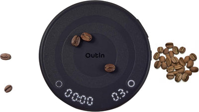 Báscula café portátil 2kg 0.1g medición precisa recargable