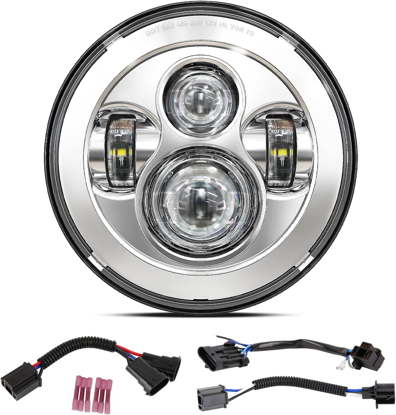 Faro delantero LED 7" comp Harley Electra Glide