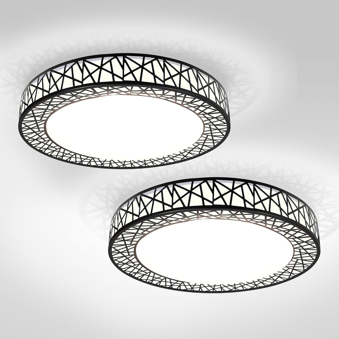 Lámpara techo LED empotrada 18pulg regulable 2700K-5000K