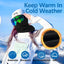 Calentador cuello forro polar invierno a prueba de viento
